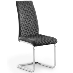 Julian Bowen Calabria Set of 4 Grey Dining Chair - Wilko - thumbnail 5
