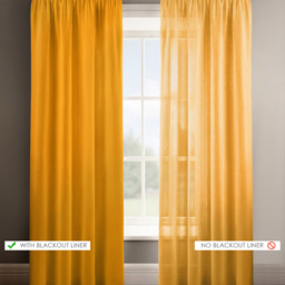 Velosso Thermal Blackout Lined Curtain 168 x 178cm - Size: W 168 x D 178cm - White - Wilko - thumbnail 3
