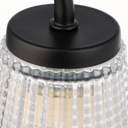Living and Home Black Height Adjustable Tabletop Candle Warmer Lamp - Size: 33 x 14.5 x 14.5cm - Black + Clear - Wilko - thumbnail 7