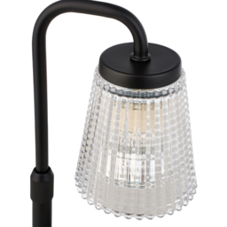 Living and Home Black Height Adjustable Tabletop Candle Warmer Lamp - Size: 33 x 14.5 x 14.5cm - Black + Clear - Wilko - thumbnail 6