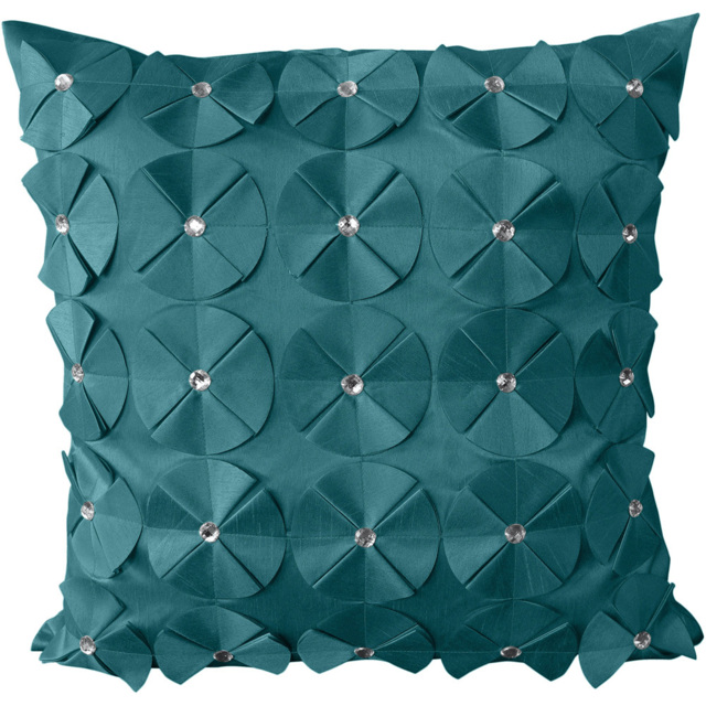 Intimates Vogue Diamante Blue Filled Cushion 56 x 56cm 2 Pack - Wilko - image 1