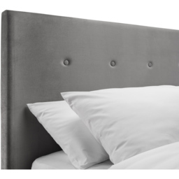 Julian Bowen Shoreditch King Size Slate Grey High Headboard Lift Up Storage Bed - Wilko - thumbnail 4