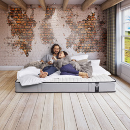 Jay-Be Benchmark S7 King Size Tri-brid Eco-Friendly Mattress - Grey - Wilko - thumbnail 3