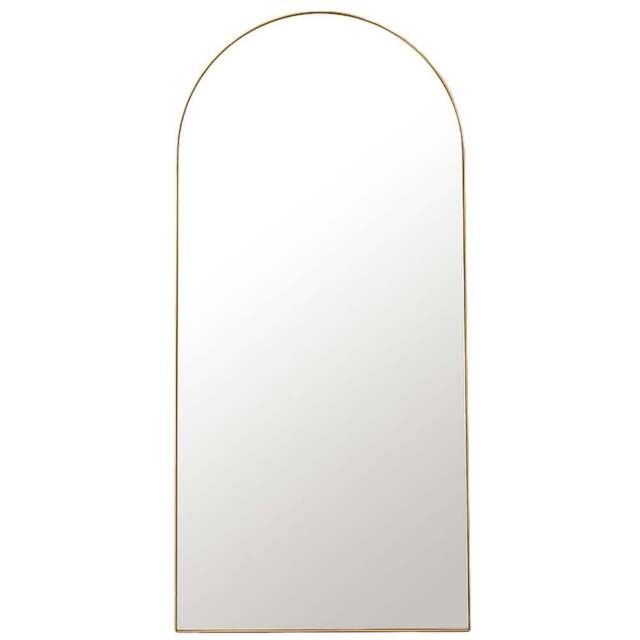 Furniturebox Odette Gold Arch Full Length Wall Mirror 170 x 80cm - Wilko - image 1