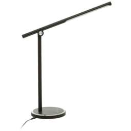 Premier Housewares Black Touch Lamp - Size: 40 x 15 x 35cm - Wilko