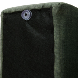 Living and Home Green Textured Velveteen Arch-Shaped Bench - Size: 42.5 x 118 x 46cm - Cream - Wilko - thumbnail 6
