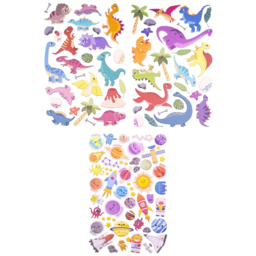Walplus Lost in Space Double Sided Reusable Foam Window Sticker 103 Piece - Size: 0.3 x 30 x 55cm - Multi - Wilko - thumbnail 6
