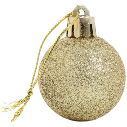 Living and Home Gold Bauble 36 Pack - Wilko - thumbnail 5