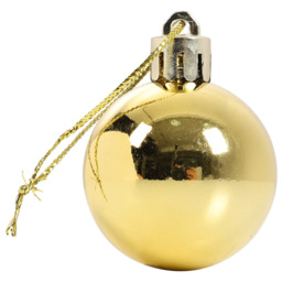 Living and Home Gold Bauble 36 Pack - Wilko - thumbnail 7