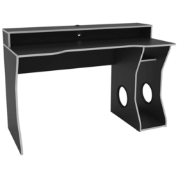 Enzo Gaming Computer Desk Black and White - Size: 59 x 130 x 92cm - Birlea - Wilko - thumbnail 3