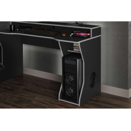 Enzo Gaming Computer Desk Black and White - Size: 59 x 130 x 92cm - Birlea - Wilko - thumbnail 7