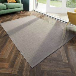 Hug Rug Warm Grey Plain Woven Rug 120 x 170cm - Wilko - thumbnail 3