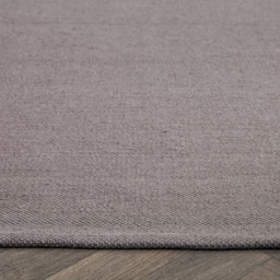 Hug Rug Warm Grey Plain Woven Rug 120 x 170cm - Wilko - thumbnail 4