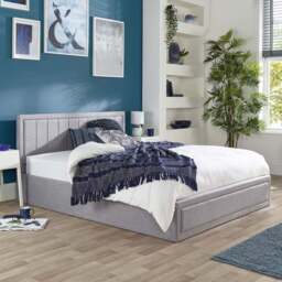 Aspire Furniture Castleton Double Grey Ottoman Bed - Aspire Beds - Wilko - thumbnail 1