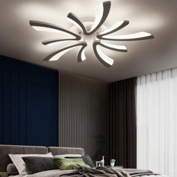 Living and Home 29 inch White V Shaped Stepless Dimming LED Ceiling Light - Size: 6.5 x 73 x 73cm - Wilko - thumbnail 3