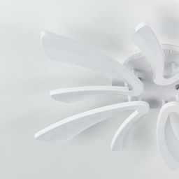 Living and Home 29 inch White V Shaped Stepless Dimming LED Ceiling Light - Size: 6.5 x 73 x 73cm - Wilko - thumbnail 5