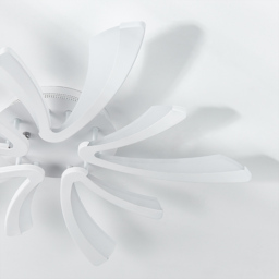 Living and Home 29 inch White V Shaped Stepless Dimming LED Ceiling Light - Size: 6.5 x 73 x 73cm - Wilko - thumbnail 4