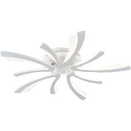 Living and Home 29 inch White V Shaped Stepless Dimming LED Ceiling Light - Size: 6.5 x 73 x 73cm - Wilko - thumbnail 1