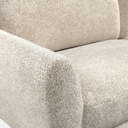 Matlock 2 Seater Linen Boucle Fabric Sofa - Cream - Wilko - thumbnail 5