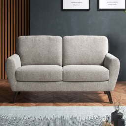Matlock 2 Seater Linen Boucle Fabric Sofa - Cream - Wilko - thumbnail 1