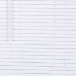 PVC Wood Effect Venetian Blind White 120cm - Size: W 120 x D 160cm - Wilko