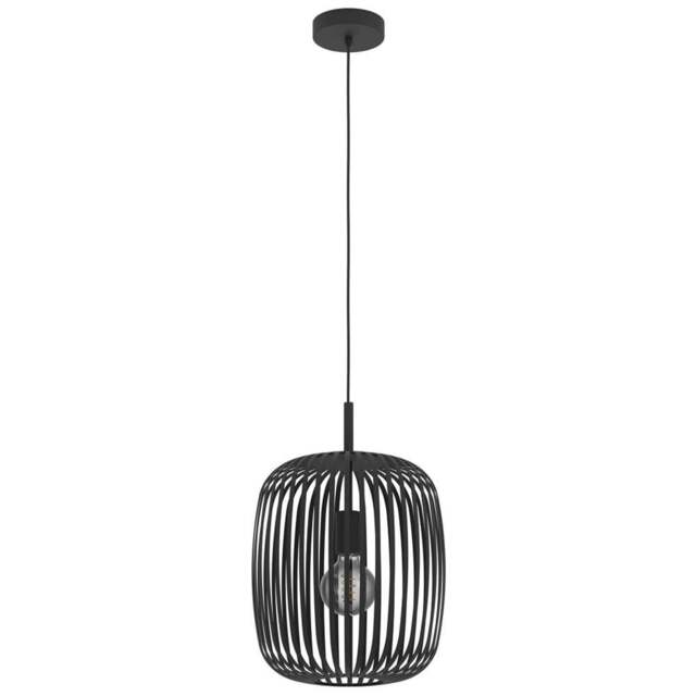 EGLO Romazzina Black Caged Pendant Light - Size: 32.5 x 32.5 x 110.0cm - Wilko - image 1