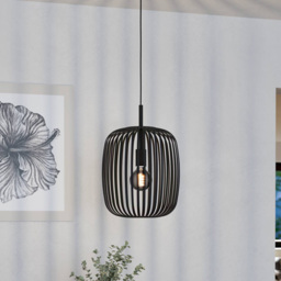 EGLO Romazzina Black Caged Pendant Light - Size: 32.5 x 32.5 x 110.0cm - Wilko - thumbnail 4