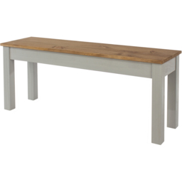 Core Products Corona Linea 4 Seater Dining Table Bench Set Grey - Wilko - thumbnail 4