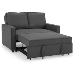 Home Detail Hugo Small Double Sleeper Dark Grey Pull Out Sofa Bed - Size: 2 Seater - Wilko - thumbnail 6