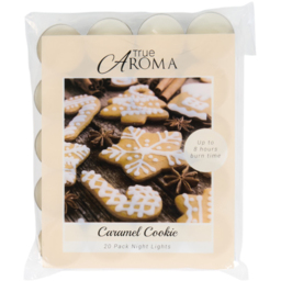 Pack of 20 Fir or Cookie Tealights - True Aroma - Wilko - thumbnail 4
