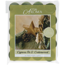 Pack of 20 Fir or Cookie Tealights - True Aroma - Wilko - thumbnail 3