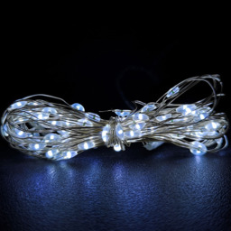 Premier 50 Cool White LED Multifunction Pin Wire Light 2.5m - Size: 10 x 250 x 10cm - Wilko - thumbnail 1