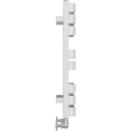 Terma Warp T Bold Matt White Heated Towel Rail 1569 BTU 655 x 500mm - Size: 65.5 x 50 x 11.2cm - Wilko - thumbnail 5