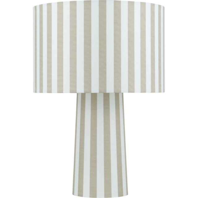 Stripe Table Lamp Natural - Wilko - image 1
