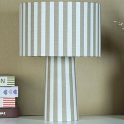 Stripe Table Lamp Natural - Wilko - thumbnail 5