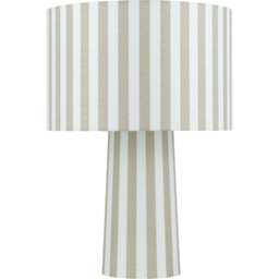 Stripe Table Lamp Natural - Wilko - thumbnail 1