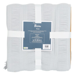 Parisa Seersucker Throw - Silver - Wilko - thumbnail 5