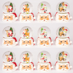Single Shatchi Xmas Mini Snowglobe Water Ball Snow Dome in Assorted Style - Size: 7 x 5.5 x 5.5cm - Multi - Wilko - thumbnail 3