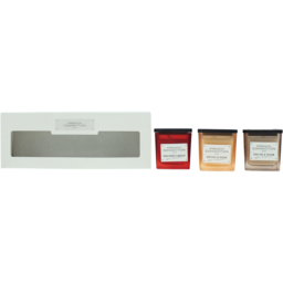 French Connection Autumn Collection Scented Candle 3 Piece Gift Set - Size: 9.2 x 5.9 x 21.5cm - n/a - Wilko