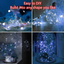 Shatchi 100 Cool White LED Silver Copper Wire Christmas String Light 10m 2 Pack - Size: 6 x 1.5 x 2cm - Wilko - thumbnail 3