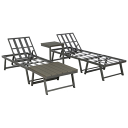 Home Garden Direct Monaco 4 Seater Grey Lounge Corner Sofa Set - Wilko - thumbnail 6