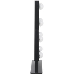 Living and Home Black Rotatable Hollywood LED Makeup Mirror - Size: 35.5 x 30.5 x 6cm - Wilko - thumbnail 4