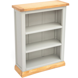Bomporto 3 Shelf Light Grey Bookcase - Wilko - thumbnail 5