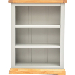 Bomporto 3 Shelf Light Grey Bookcase - Wilko - thumbnail 3