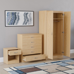VIDA DESIGNS Riano Pine 3 Piece Bedroom Furniture Set - Wilko - thumbnail 5