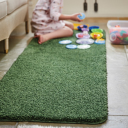 My Rug Forest Green Rug 67 x 300cm - Size: 67 x 300 x 2cm - Wilko - thumbnail 3