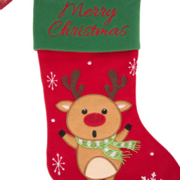 Santa/Reindeer Christmas Stocking - Wilko - thumbnail 5