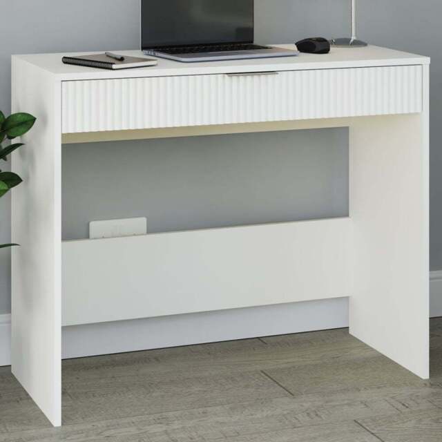 GFW Rankin Single Drawer White Dressing Table - Wilko - image 1