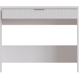 GFW Rankin Single Drawer White Dressing Table - Wilko - thumbnail 4