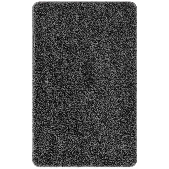 vidaXL Dark Grey Anti-Slip Bath Mat 50 x 80cm - Size: 0.2 x 50 x 80cm - Wilko - image 1